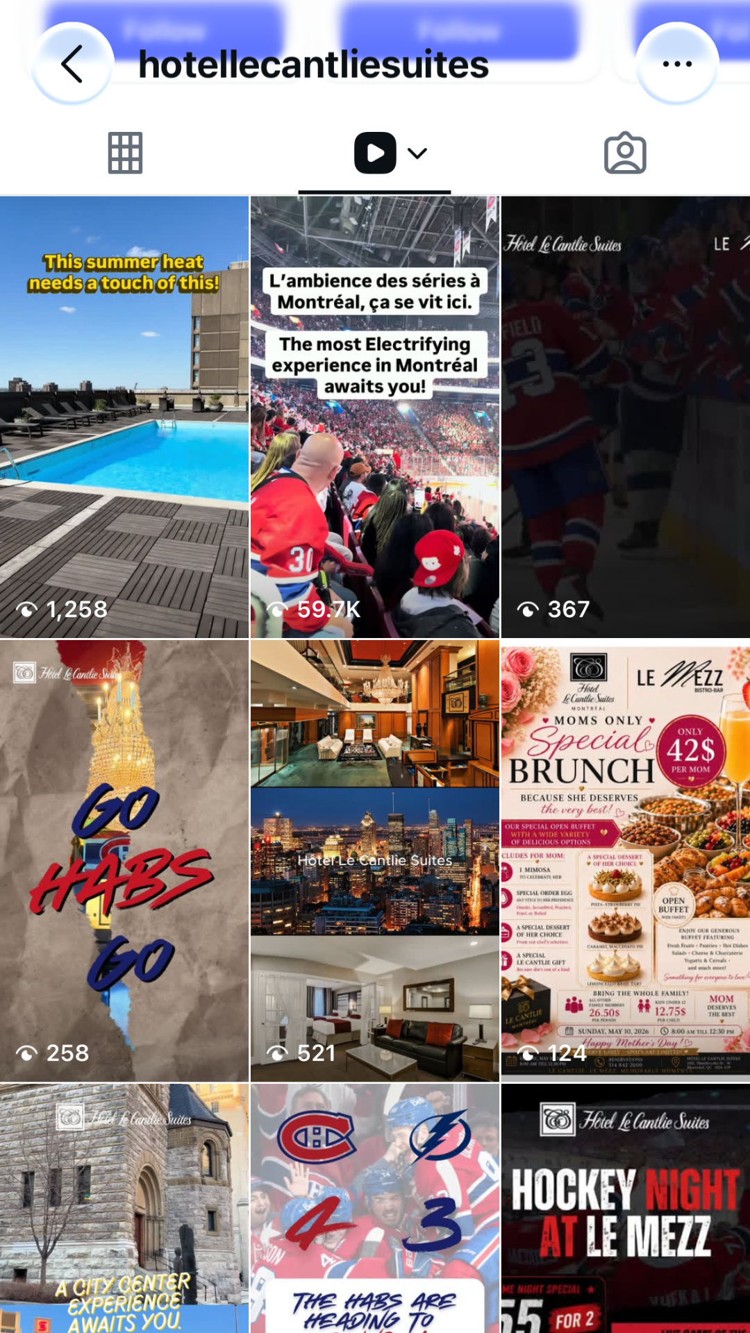 Statistiques Instagram, croissance de la portée